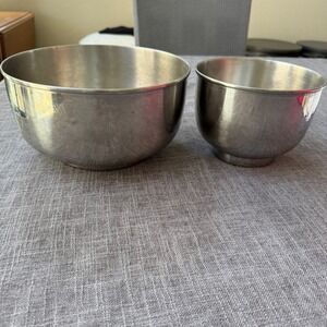 Vintage Sunbeam Stainless Steel Mixing Bowl Set Taiwan Nesting Kitchen Bowls
